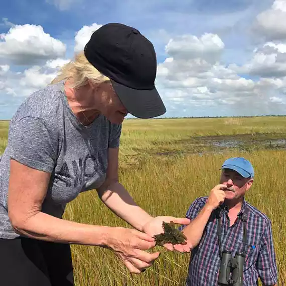 Erin in the everglades